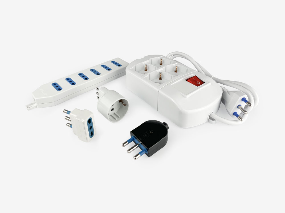 Sockets, plugs and extension cord